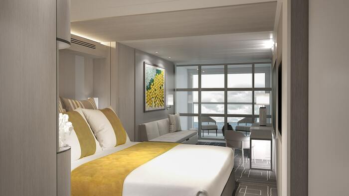 Edge Stateroom with Infinite Veranda